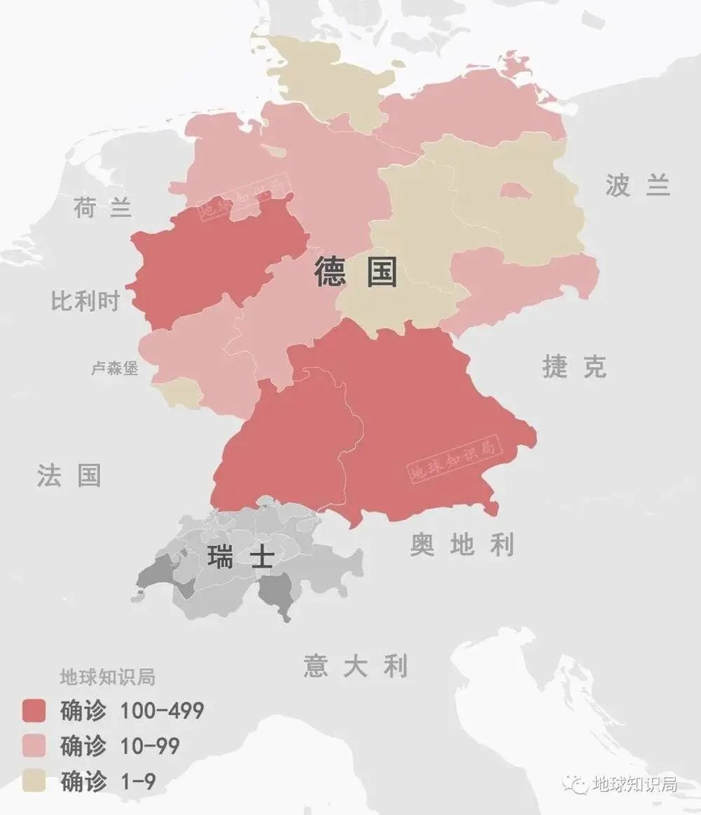 德国人口分布_为何欧洲各国对难民冷热不一 地图告诉你(3)