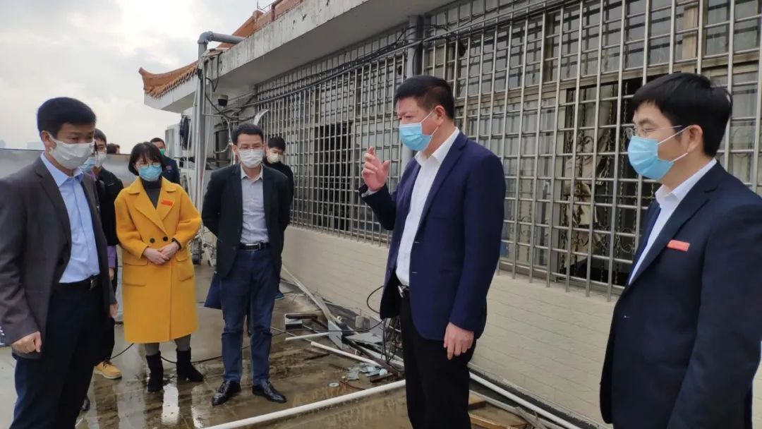 龙岩市文化和旅游局王汝彬书记一行到我馆指导房屋安全隐患排查工作