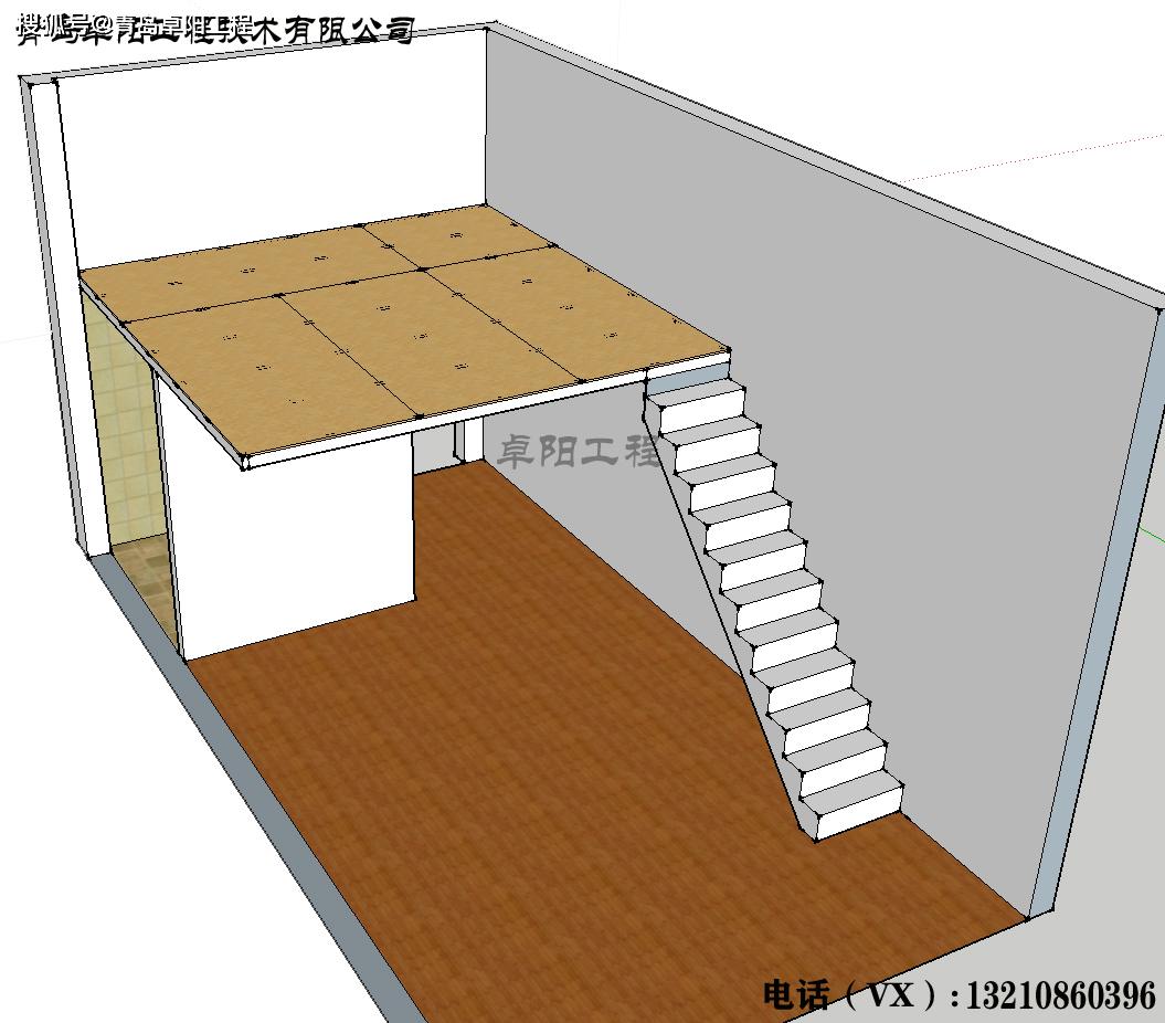 青岛最经济实惠的钢结构二层吊铺搭建