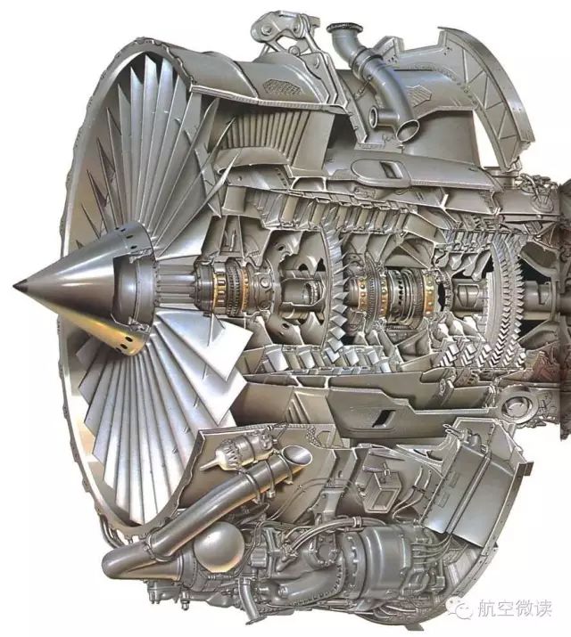 技术之美罗罗航空发动机剖面高清图