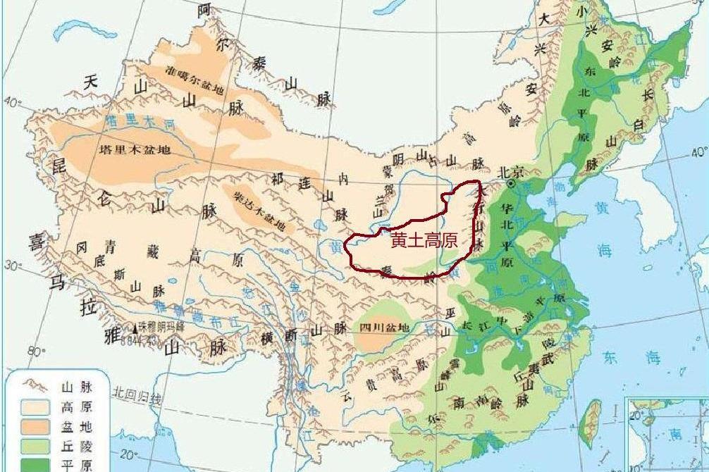 我国四大高原之一,地表千沟万壑的"黄土高原"包括哪些省份?