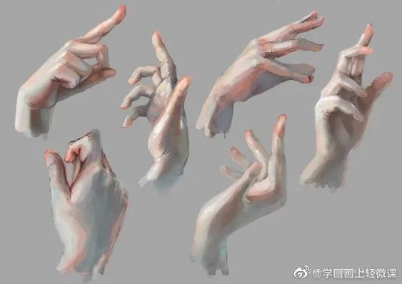 【绘画素材】分享一组流光溢彩的手部素材