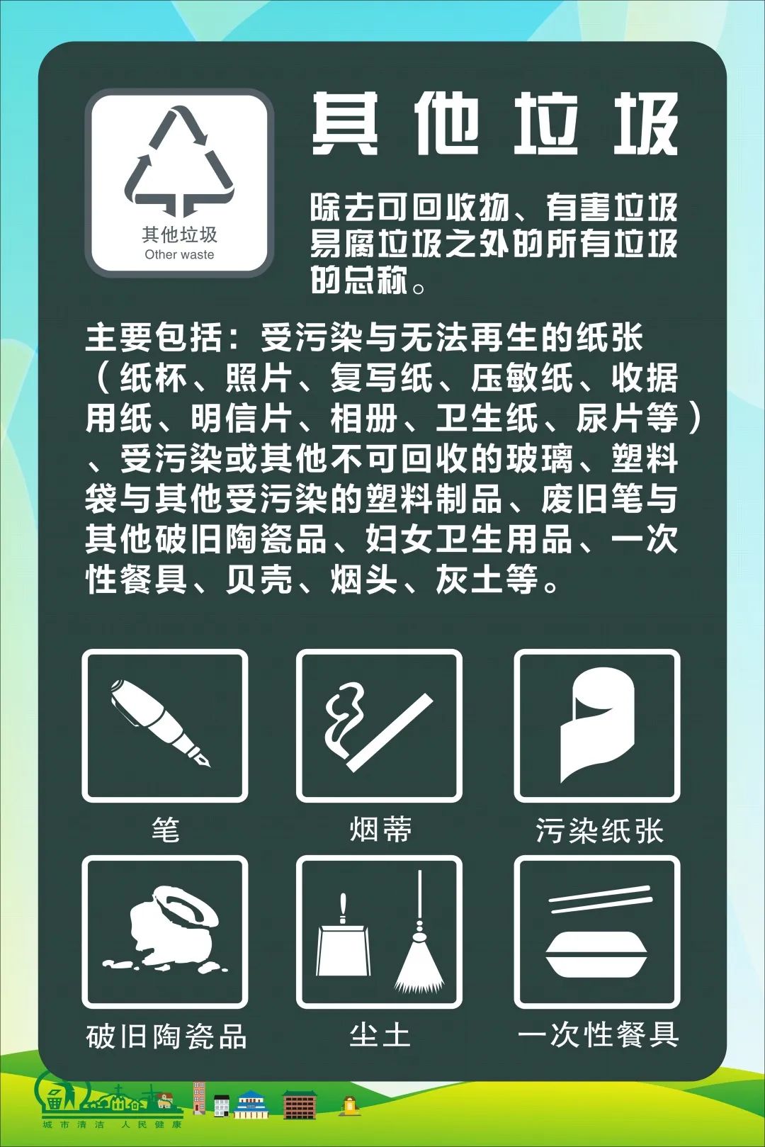 可回收物包括生活垃圾中未污染的适宜回收和资源利用的垃圾,如纸类
