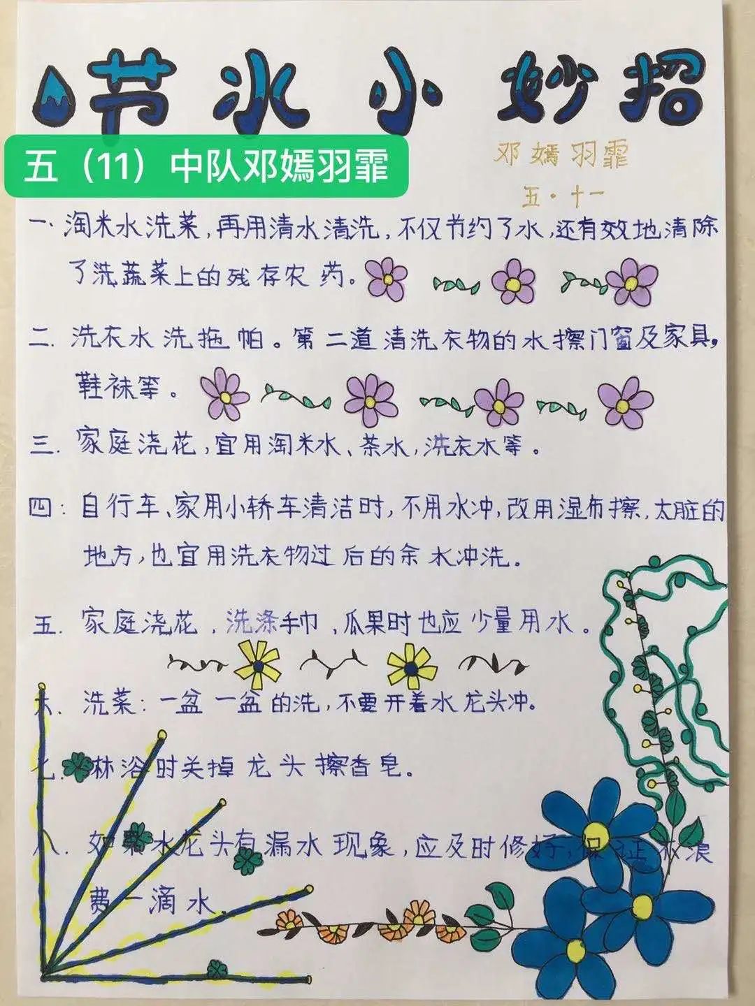 节水小妙招