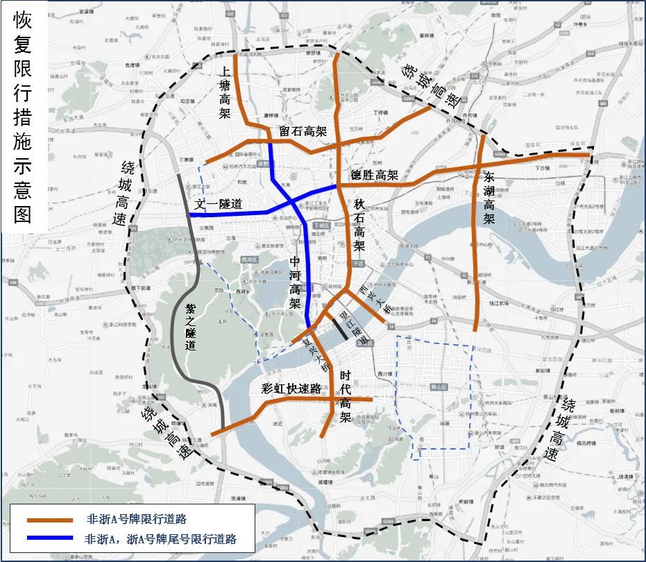 杭州一日游能玩什么景点（杭州外地车牌限行时间能走通城高架吗）