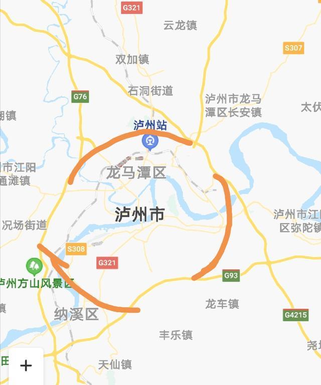 泸州市最应该修建的高速公路,快速路及主干道,泸州人民有福了