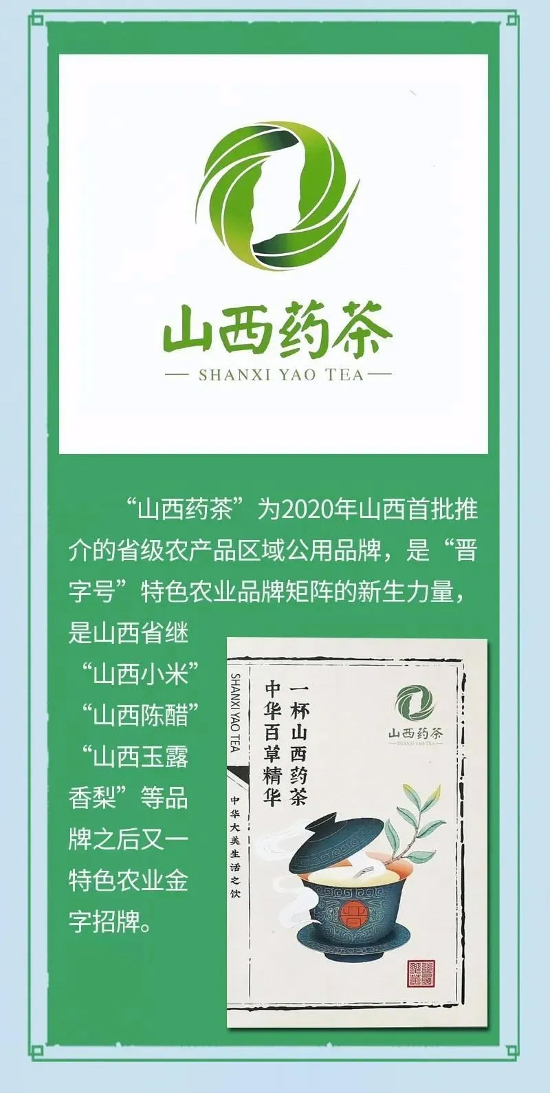 今日封面药的功效茶的味道山西药茶终将成中国第七大茶系