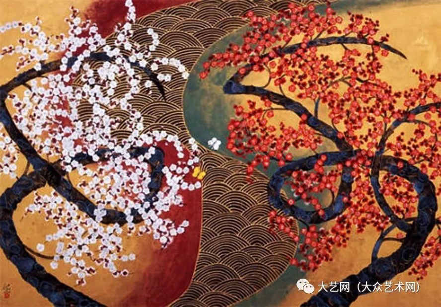 大众艺术网：春暖花开的生命礼赞—— 日本著名画家平松礼二（Reiji