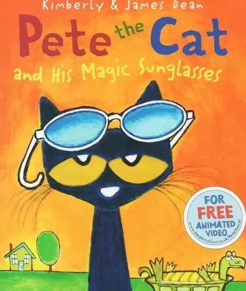 his magic sunglassespeter the cat and詹姆斯.