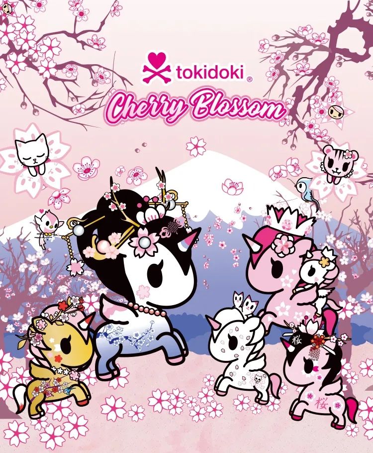 tokidoki独角兽,tokidoki独角兽拼图 酷乐潮玩 | 正式发售 tokidoki樱花独角兽系列盲盒