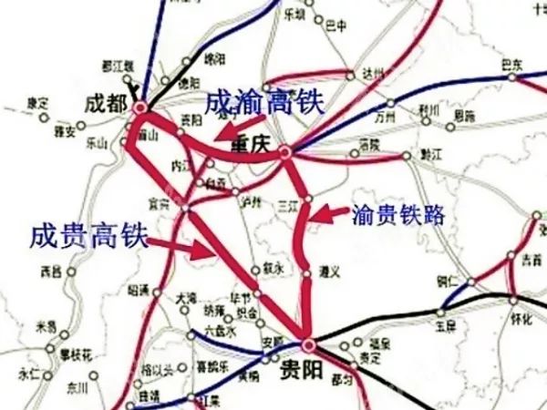而在这新的铁路调图中,西南地区一条跨省环线高铁将于调图当日起