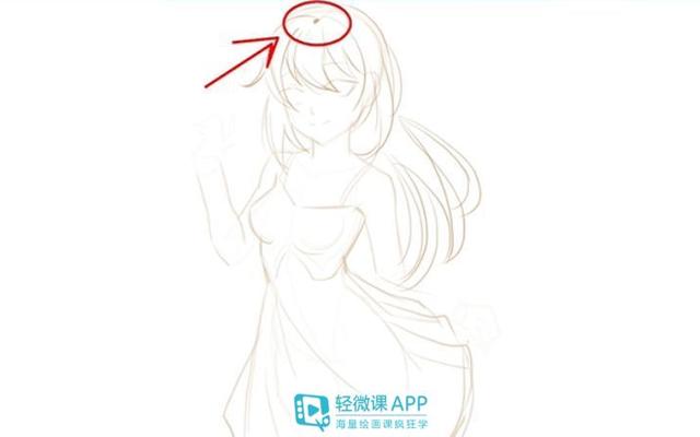 怎么画人物的头发?长头发女孩绘画步骤