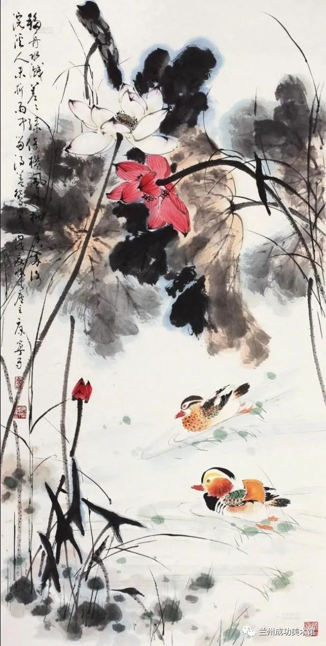 书画界古今名家鸳鸯画大赏精彩至极