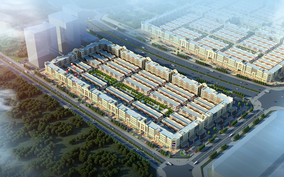 以三棵树中药材专业市场为前身的"中国北药大市场,在道外区委,区政府