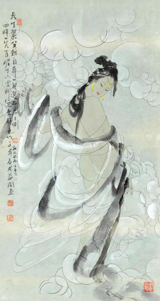 作品展满益国水墨人物画欣赏