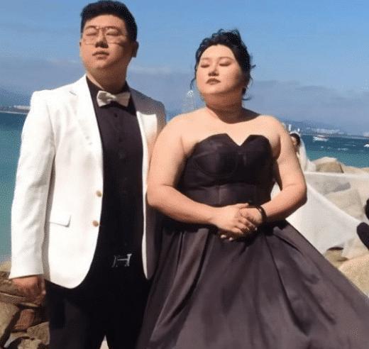 婚纱照修五官前后对比_婚纱照精修前后对比