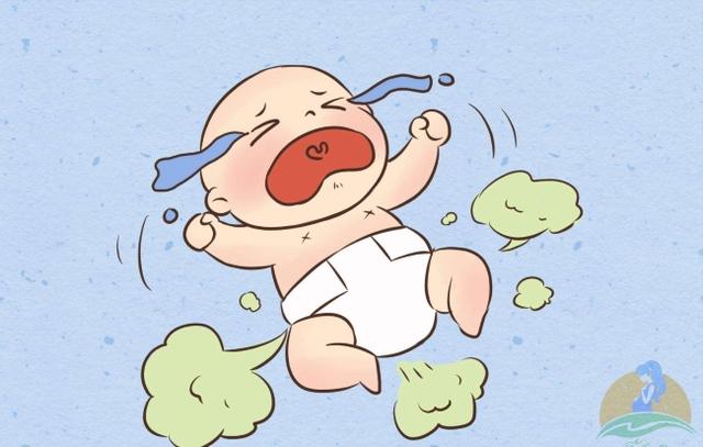 『宝宝』大便有奶瓣还拉水，这是怎么回事？一个月宝宝的肚子总是咕咕响