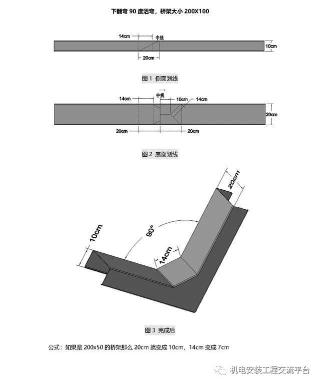 下翻弯90度活弯水平弯90度活弯桥架三通桥架漏斗桥架两个45度组成的