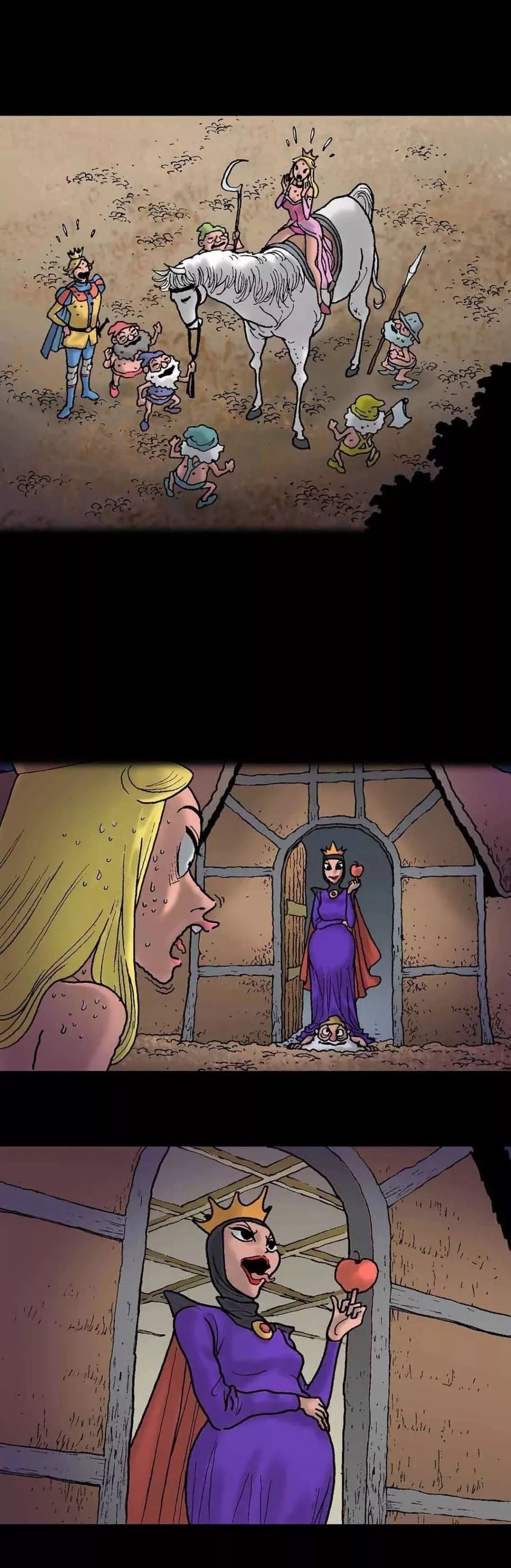 【无声惊悚】《睡美人 白雪公主》,毁童年重口味成人童话