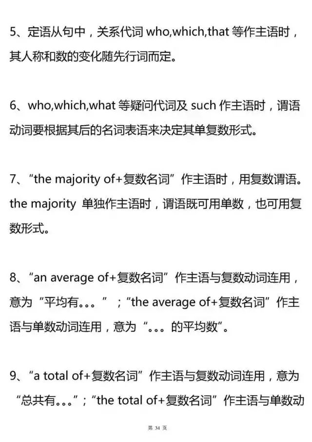 [考点]2020高考最后两个月冲刺：高中三年所有英语语法考点全梳理