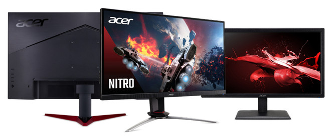 搭载第二代电竞面板Acer推出三款中小尺寸电竞显示器_玩家