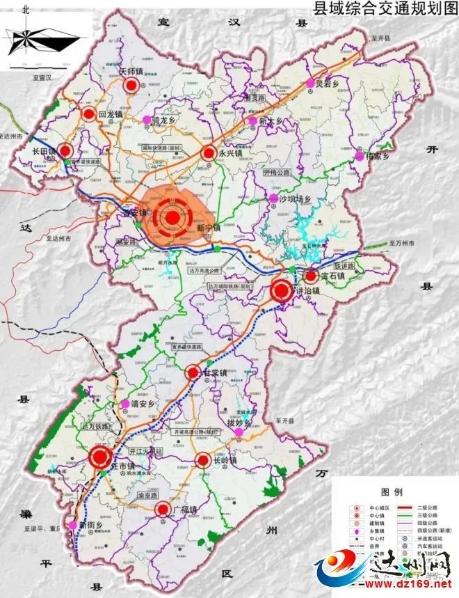 任市镇东,于新盛镇北永兴村附近跟开梁高速重庆段对接,路线全长30