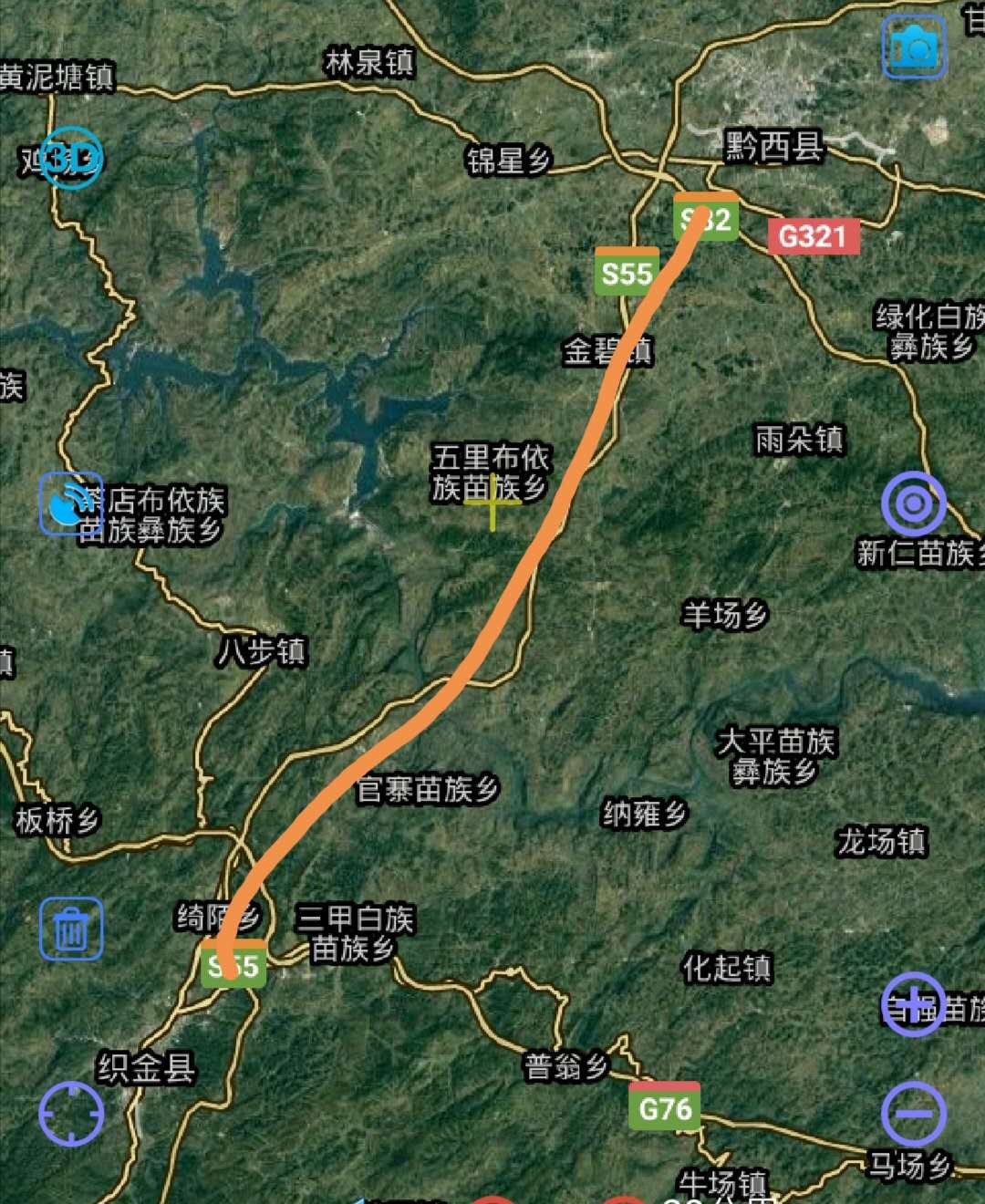 黔西县现在只需要修通30多公里的快速通道连接卫城镇即可.