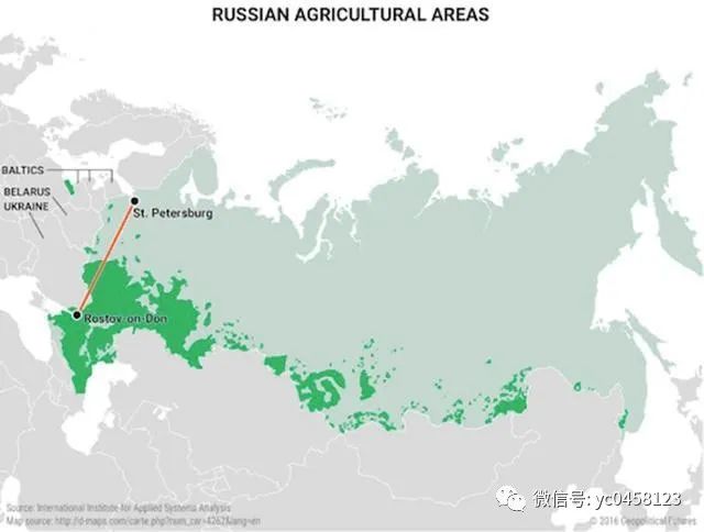 俄罗斯农业分布图结论:仅仅依靠绥芬河谷底和兴凯湖平原,不到2万平方