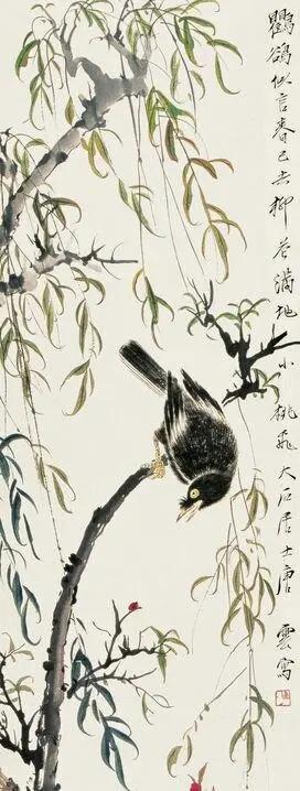 画树难画柳,且看国画大师笔下的最美春柳_花鸟画家