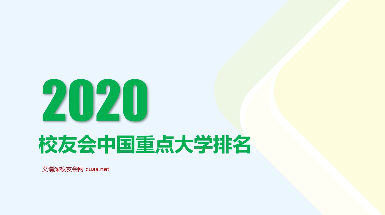 2020校友会中国重点大学排名公布，华中科技大学跻身前7强