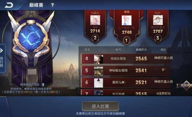 王者荣耀:为什么微信区巅峰赛2700多分,而qq区还在2400分徘徊?