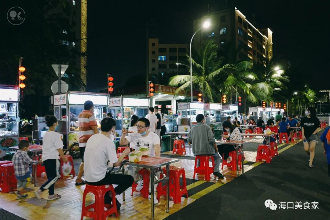 海大南门夜市小吃街回来了