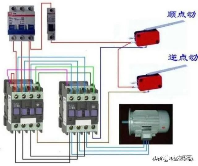 三相异步电动机正反转电路以及常见故障解析