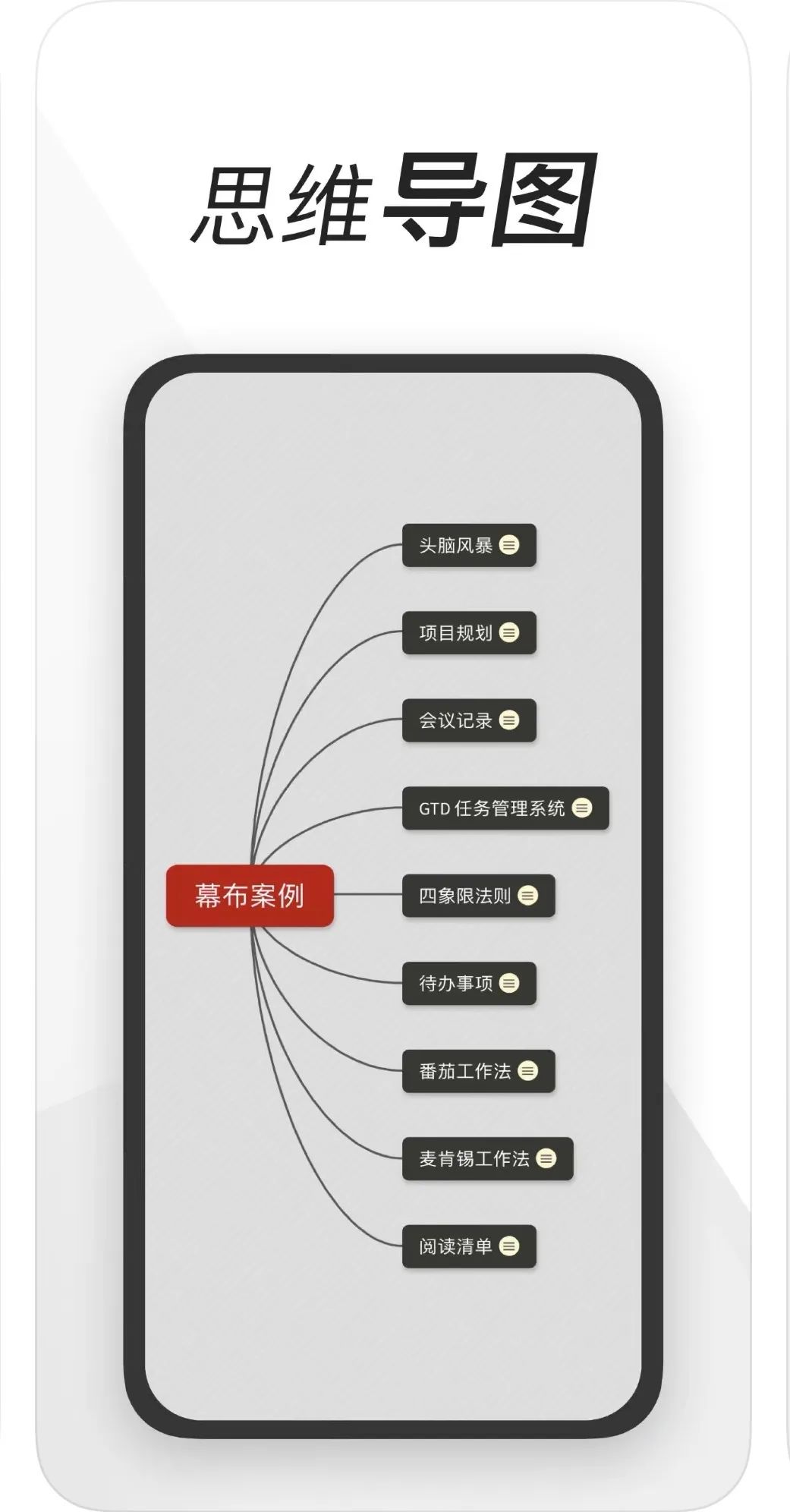 结合大纲笔记和思维导图,界面简洁大方,有利于理清思 ..