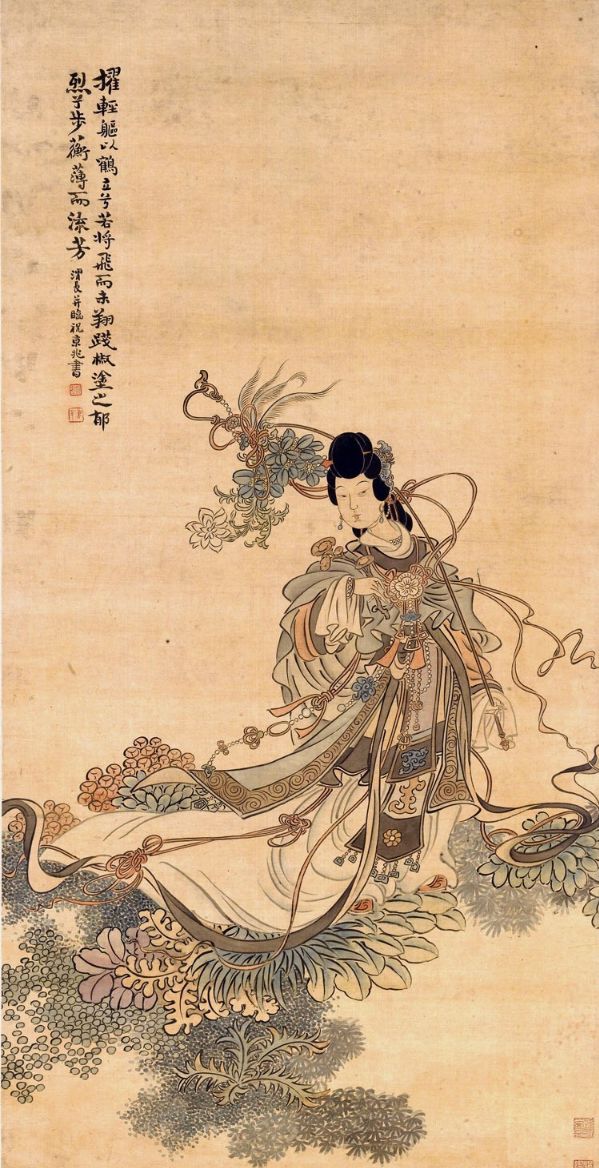 从著录情况看,以《洛神赋》为题材的绘画最早的是晋明帝司马绍的