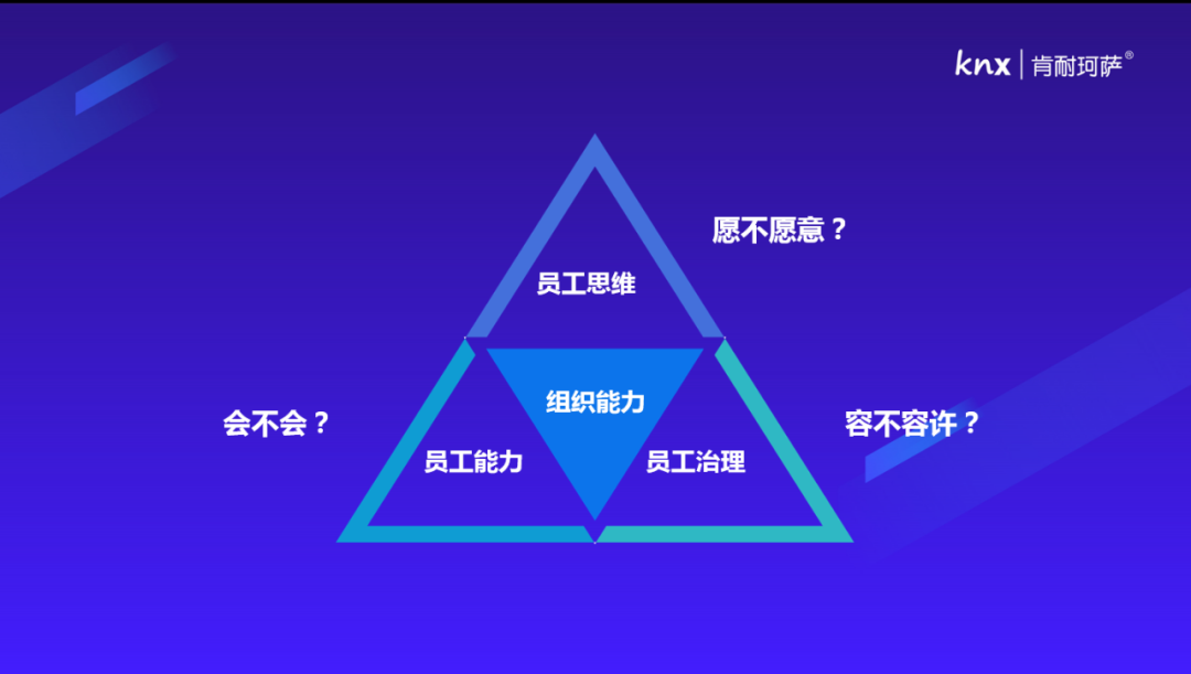 从杨三角这个理论框架来讲,我们如果中间要打造创业创新的组织能力