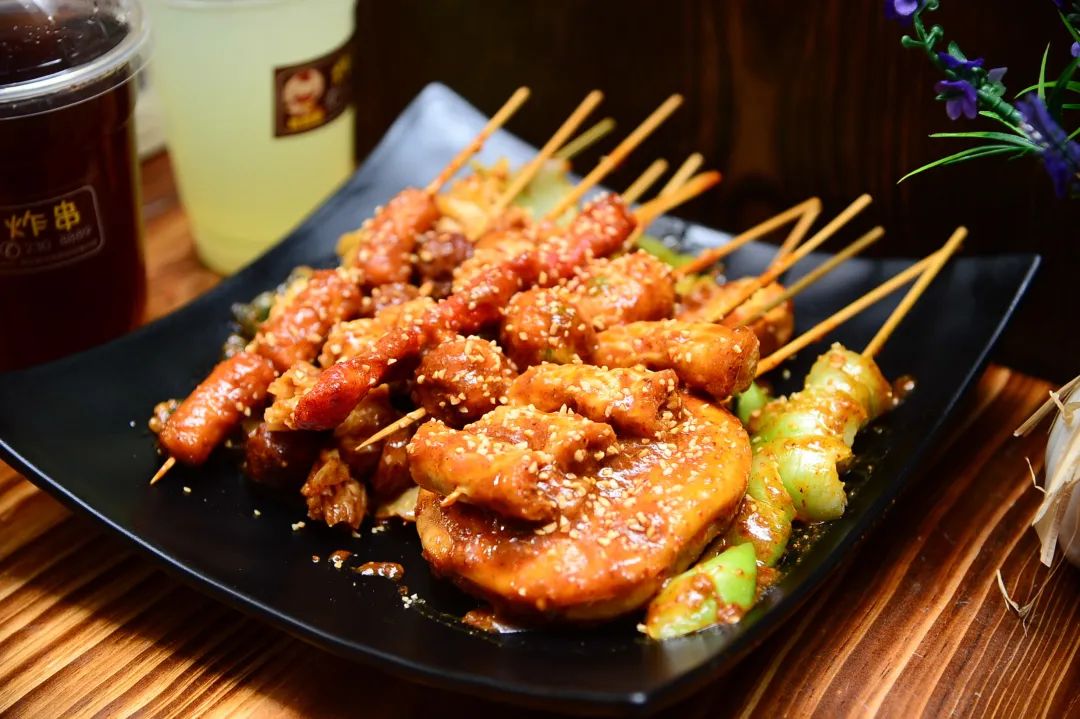 色泽诱人的炸串