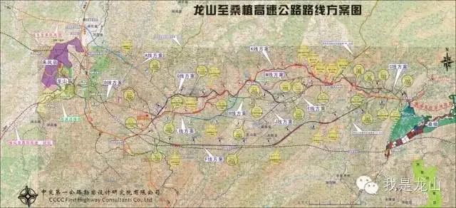 桑龙高速路线方案图来啦经过湘西这些地方