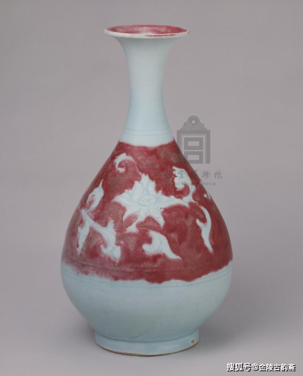 宋時代 釉里紅壶 宋時代 釉里紅壶