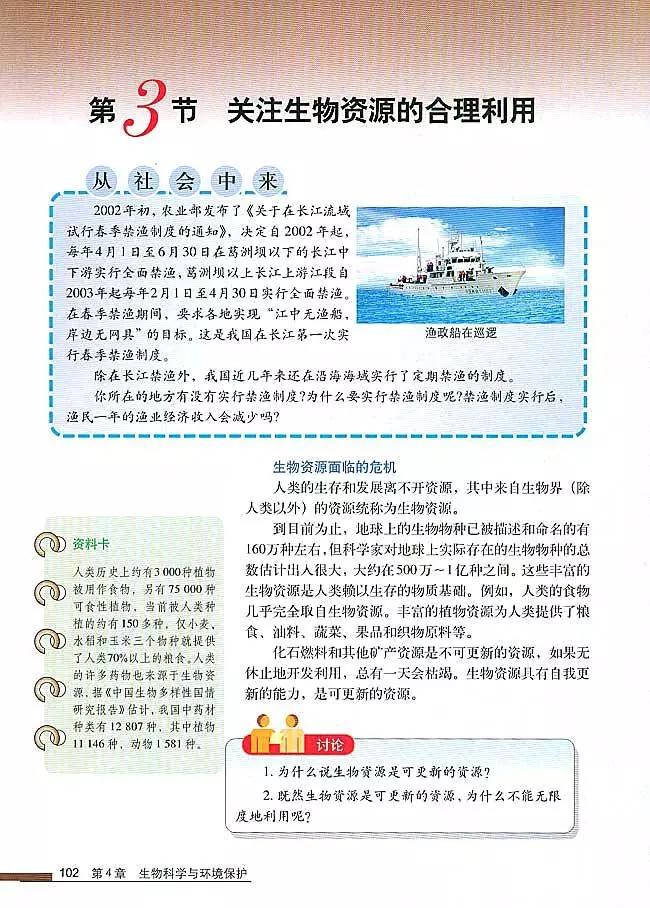 人教版高中生物选修2电子课本(高清版)