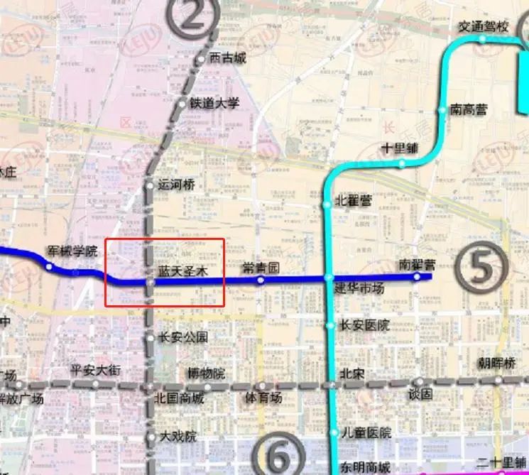 此外,未来光华路上也规划建有地铁5号线,计划2