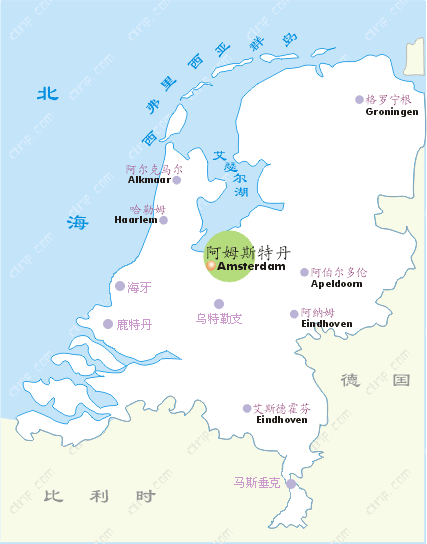 新冠肺炎疫情国家科普:荷兰地理概况与荷兰地图合集