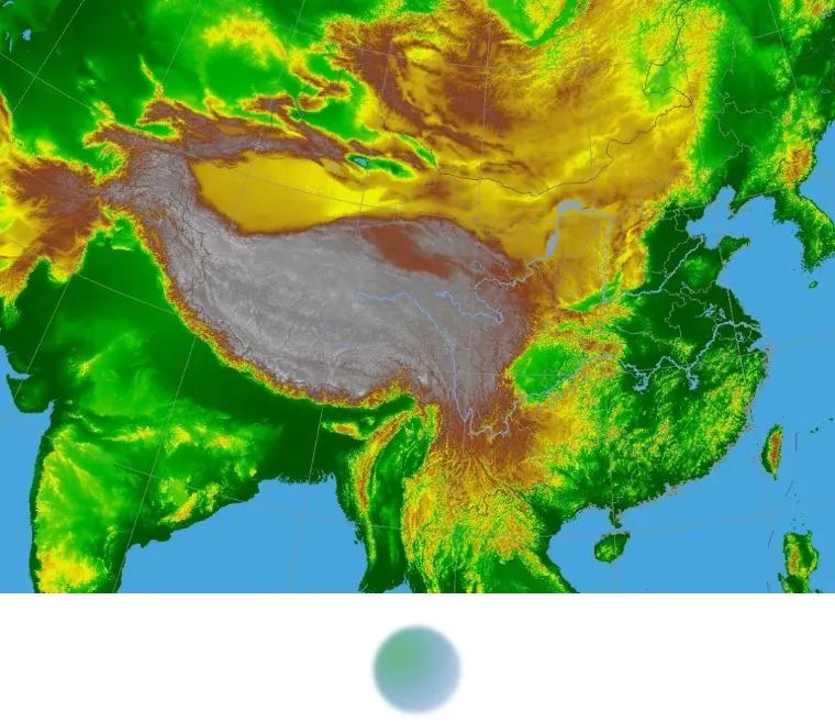 青藏高原对气候和水的影响图片