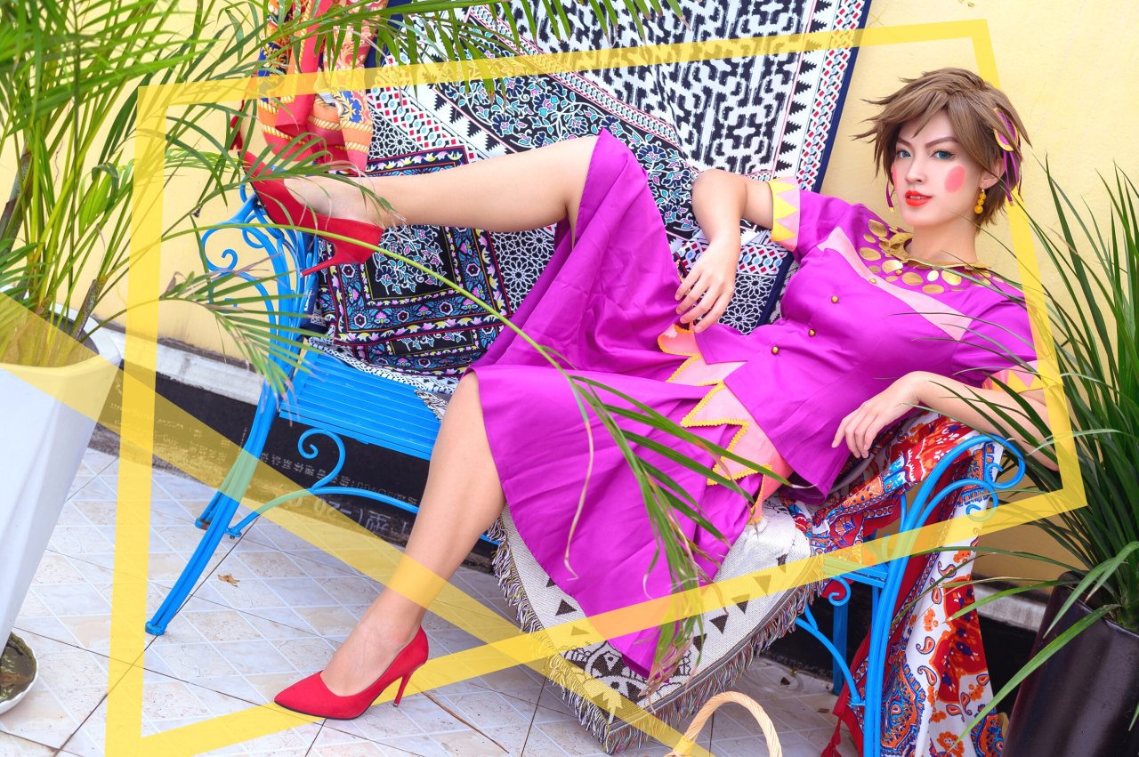 cosplay正片 jojo的奇妙冒险 战斗潮流 龙舌兰姑娘