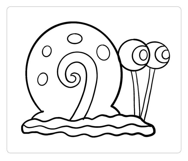 多数时候待在海绵宝宝的凤梨屋,接下来和羊绵绵一起画一幅小蜗的简笔
