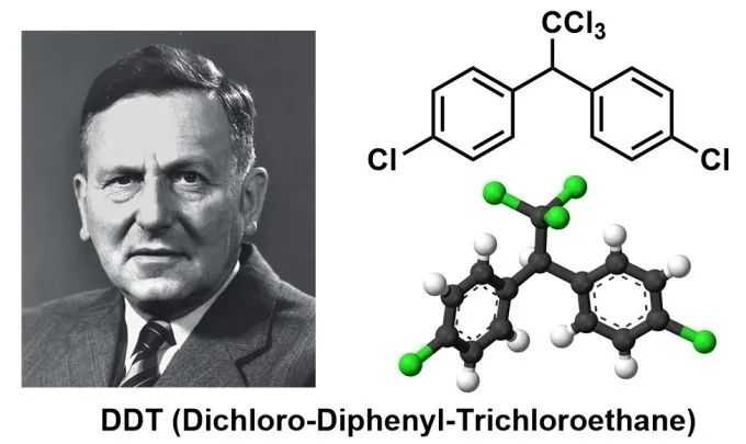 图 5 保罗61米勒和ddt的化学结构三,除虫菊酯的"复兴"事实上,就在