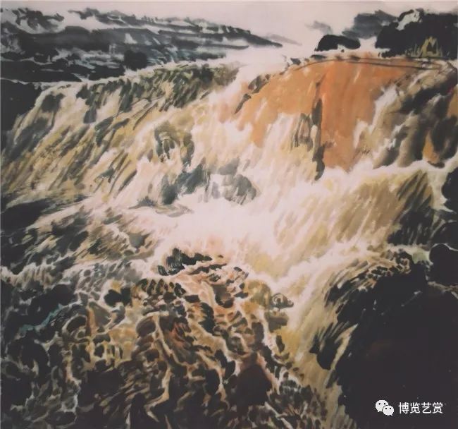 著名画家师寻的黄河系列《黄河颂》