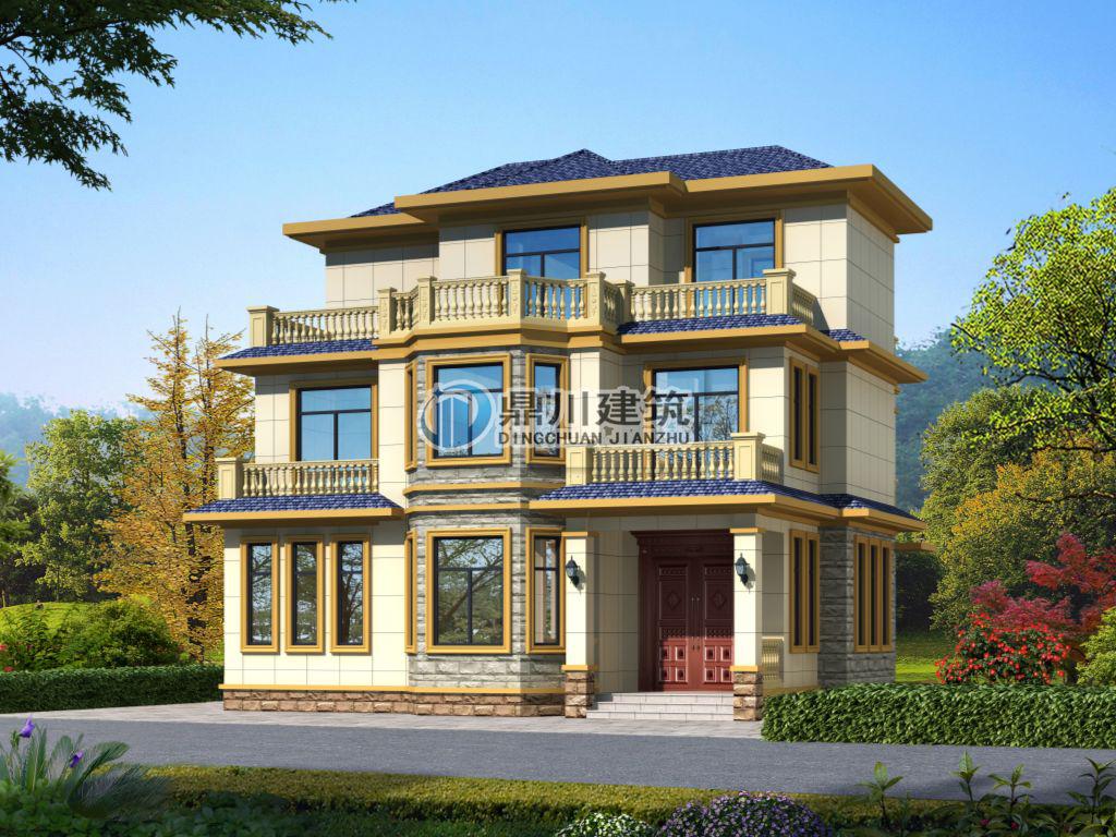 6款农村三层自建别墅,最适合农村施工的绝佳户型,家里