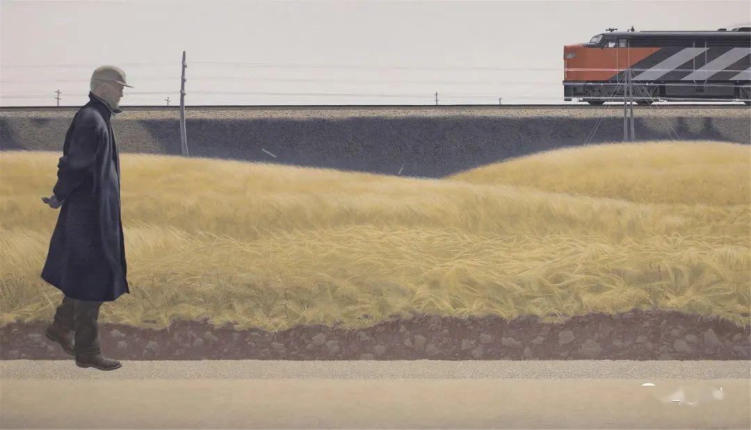 deviated,transcends the heyday of the abstract art movement, colville never deviated