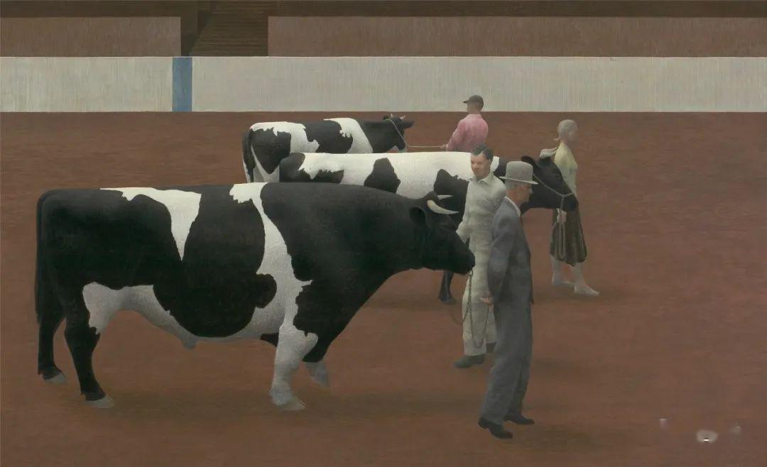 deviated,transcends the heyday of the abstract art movement, colville never deviated